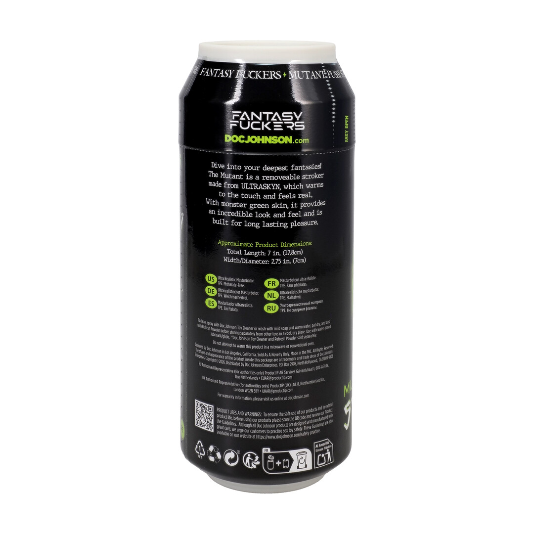 Doc johnson Mutant Pussy Stroker - Groen (782421107185)