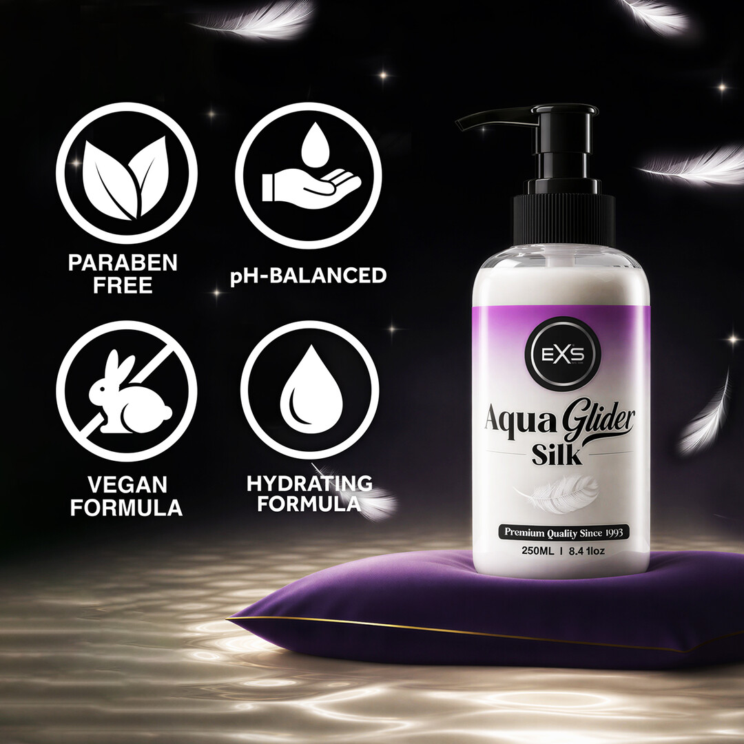 EXS AquaGlider Silk - Waterbasis Glijmiddel - 250 ml (8684936803090)