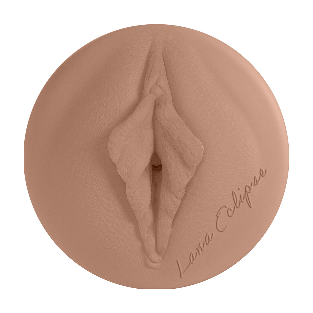 Xkin by shots Metallix - Lana Eclipse - Vibrerende Fakkel Masturbator met Zuigfunctie - Pussy - 660g - Zwart/Tan (8714273031372)