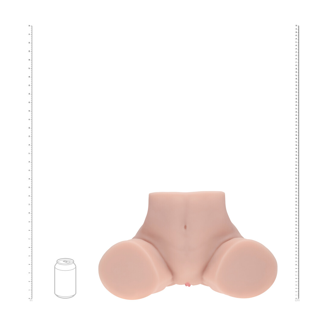 Xkin by shots Bodyforms - Vera Dawn - Dubbele Ingang Vibrerende Masturbator - 6,3 kg / 14,1 lbs - Vlees (8714273029867)