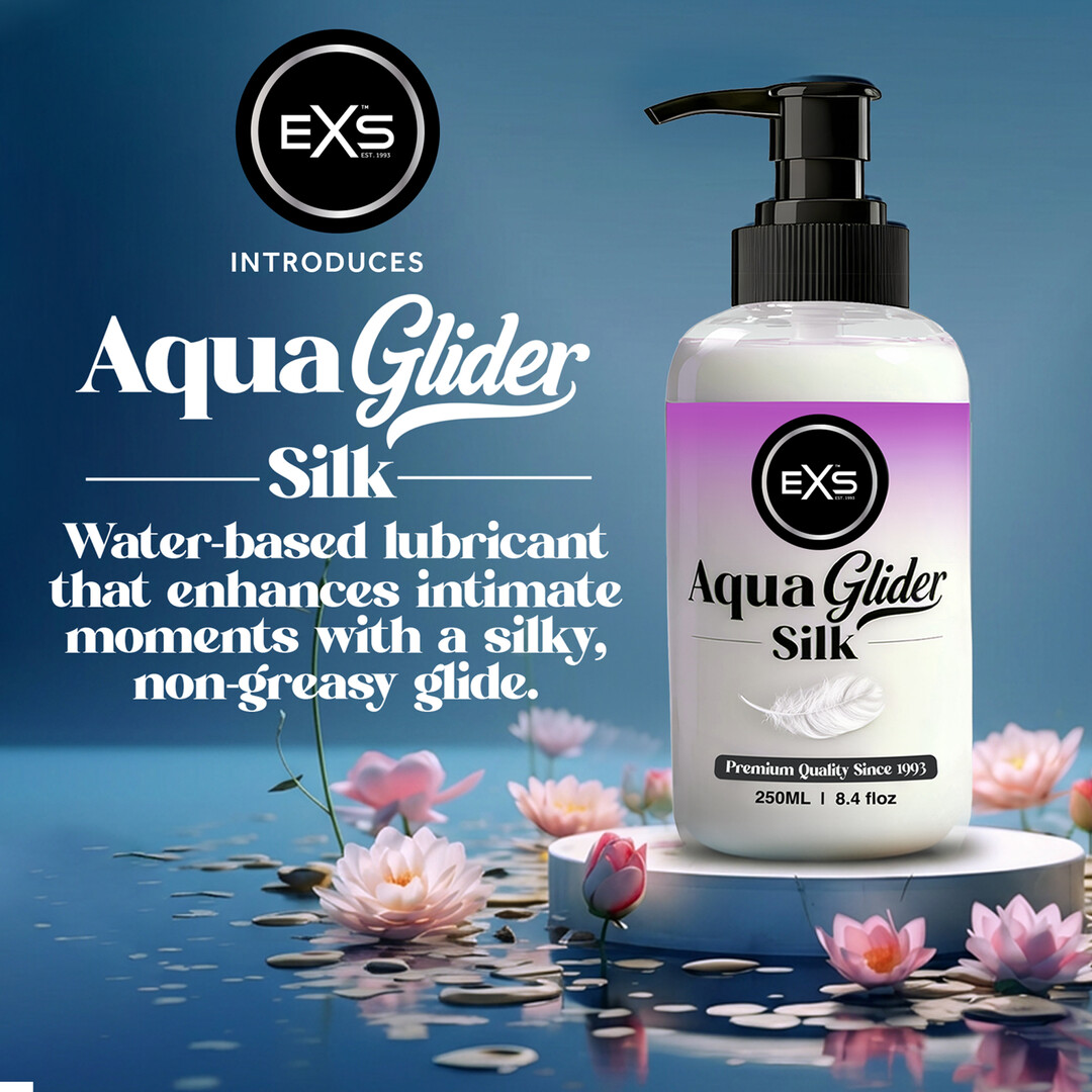 EXS AquaGlider Silk - Waterbasis Glijmiddel - 250 ml (8684936803090)