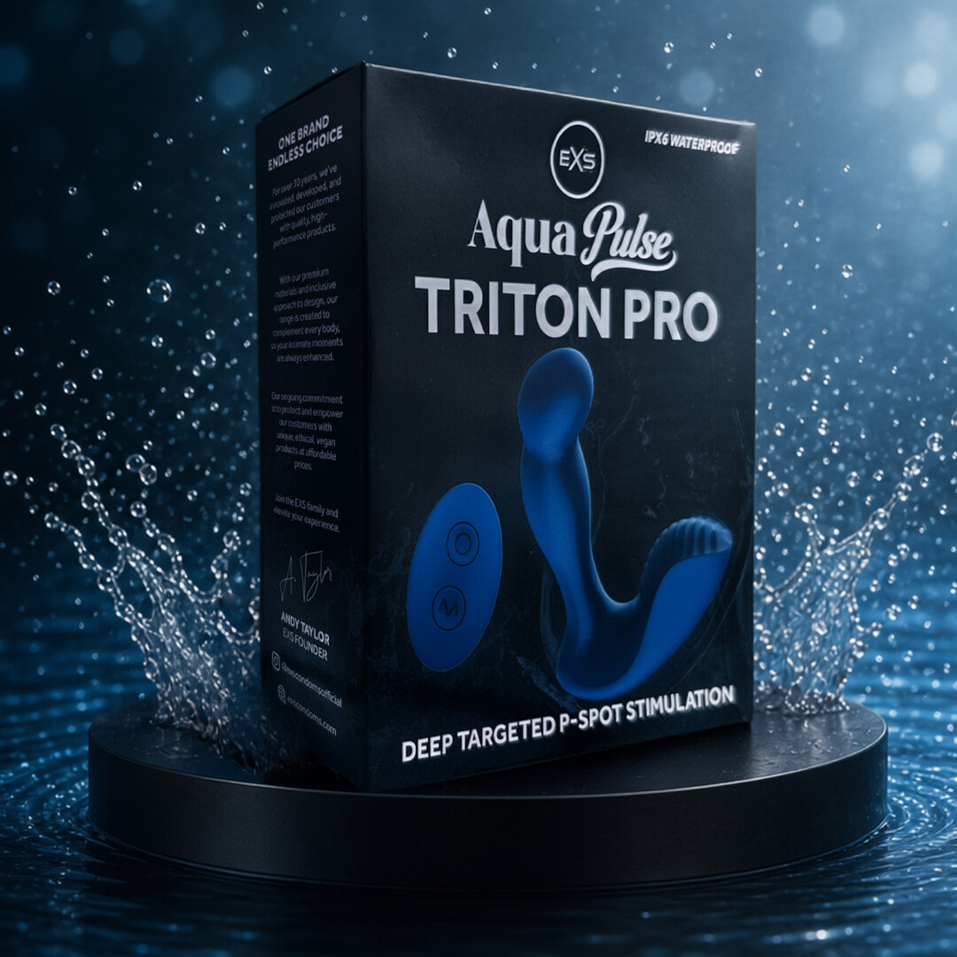 EXS AquaPulse - Triton Pro - Prostaat Massager met Afstandsbediening - Blauw (5027701010140)