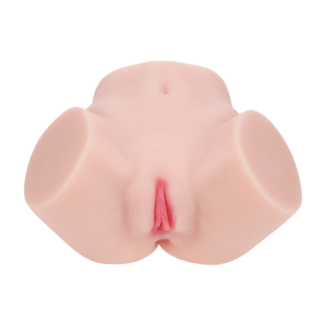 Xkin by shots Bodyforms - Ivy Lane - Dubbele Ingang Vibrerende Masturbator - 3,5 kg / 7,7 lbs - Vlees (8714273029980)