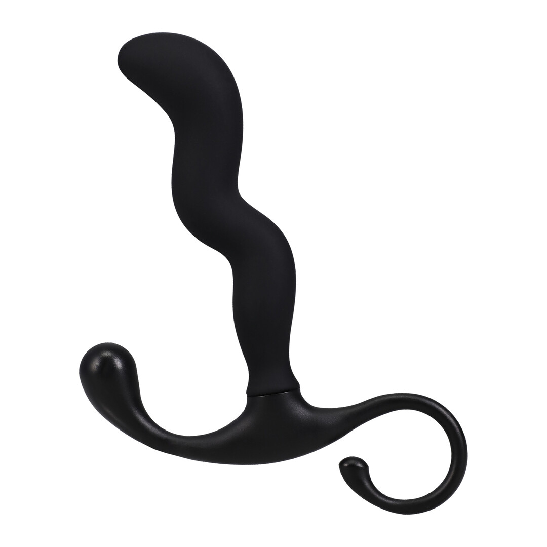 Doc johnson Zig Zag Silicone Prostate Massager - Black (782421098919)