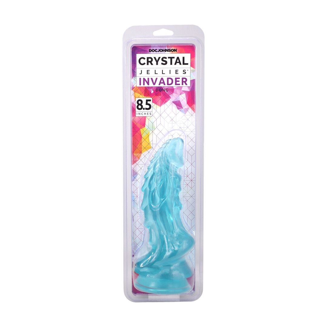 Doc johnson Invader - Fantasy Dildo - 8.5 / 21,6 cm - Teal (782421103163)
