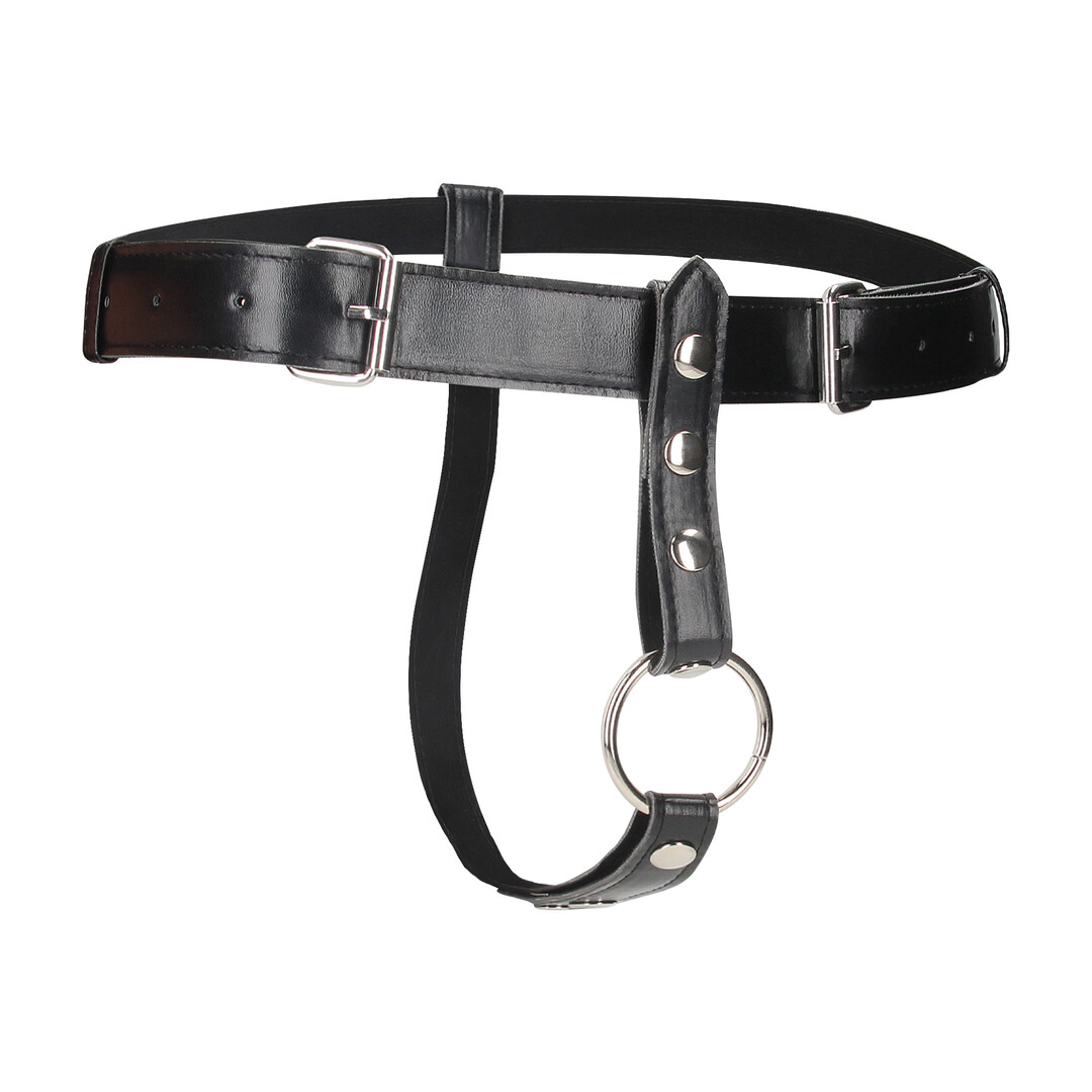 Ouch! by shots Butt Plug Harness - Black (8714273015228)