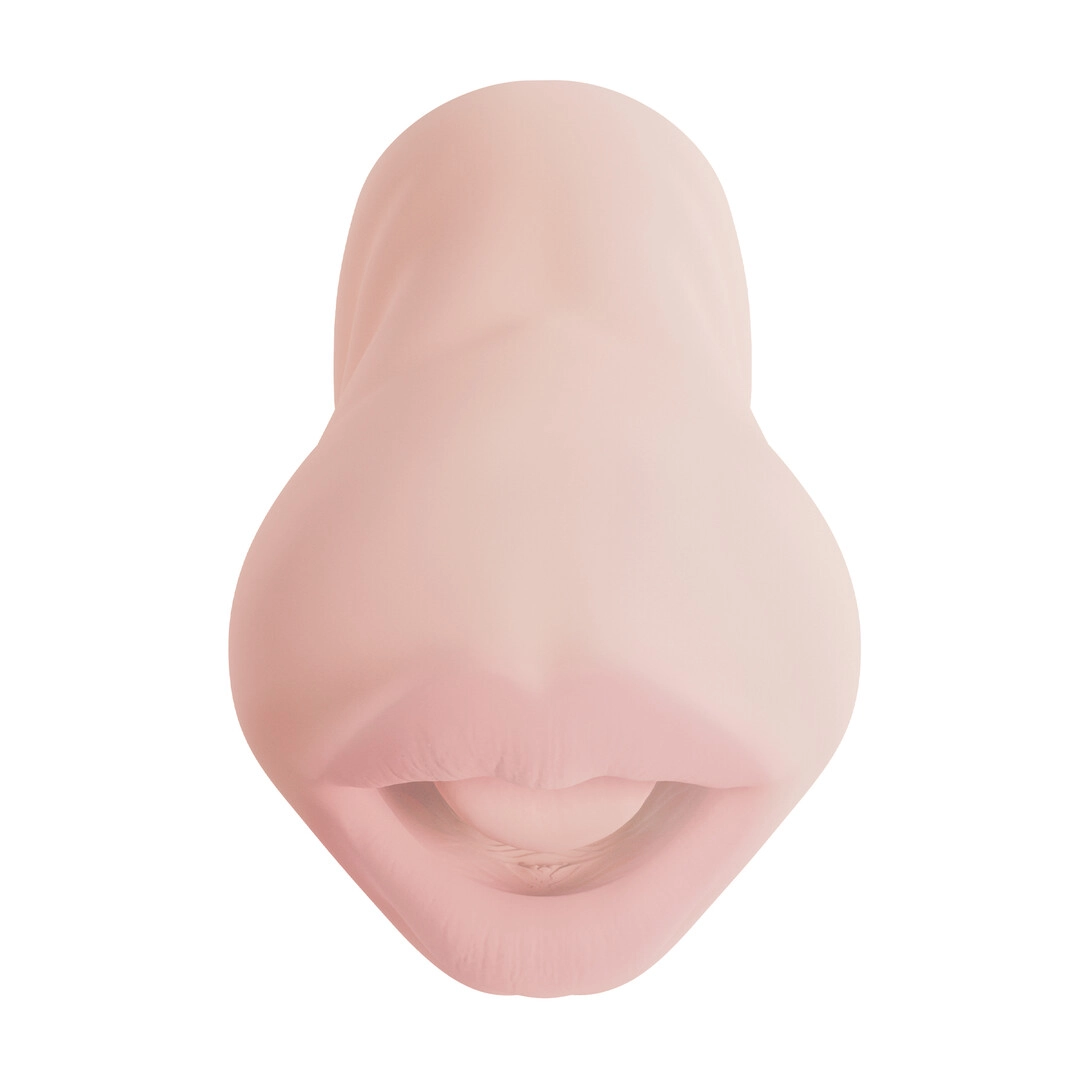 Xkin by shots Superheroes - Dark Wolf - Vibrating Masturbator - Mouth - 660g - Flesh (8714273031730)