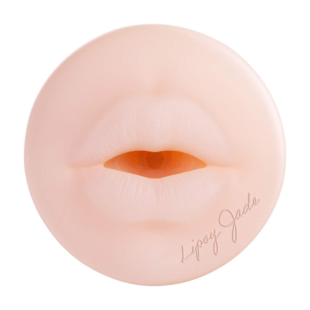 Xkin by shots Metallix - Lipsy Jade - Torch Masturbator - Mouth - 570g - Green/Flesh (8714273031266)