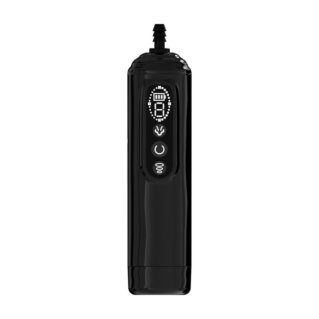 Pumped by shots Automatische Vagina Borst- en Tepelpomp - Zwart (8714273029720)