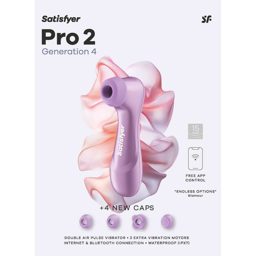 Satisfyer Pro 2 Generatie 4 - Dubbele Luchtpulsvibrator - Amethist (4061504095417)