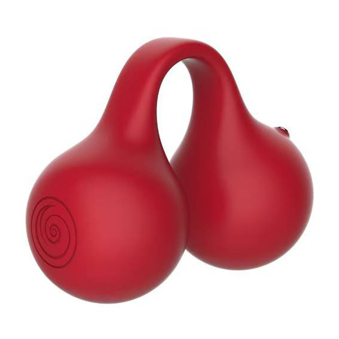 Snail vibe TWINN - Vinger Vibrator - Kers (8721325867131)