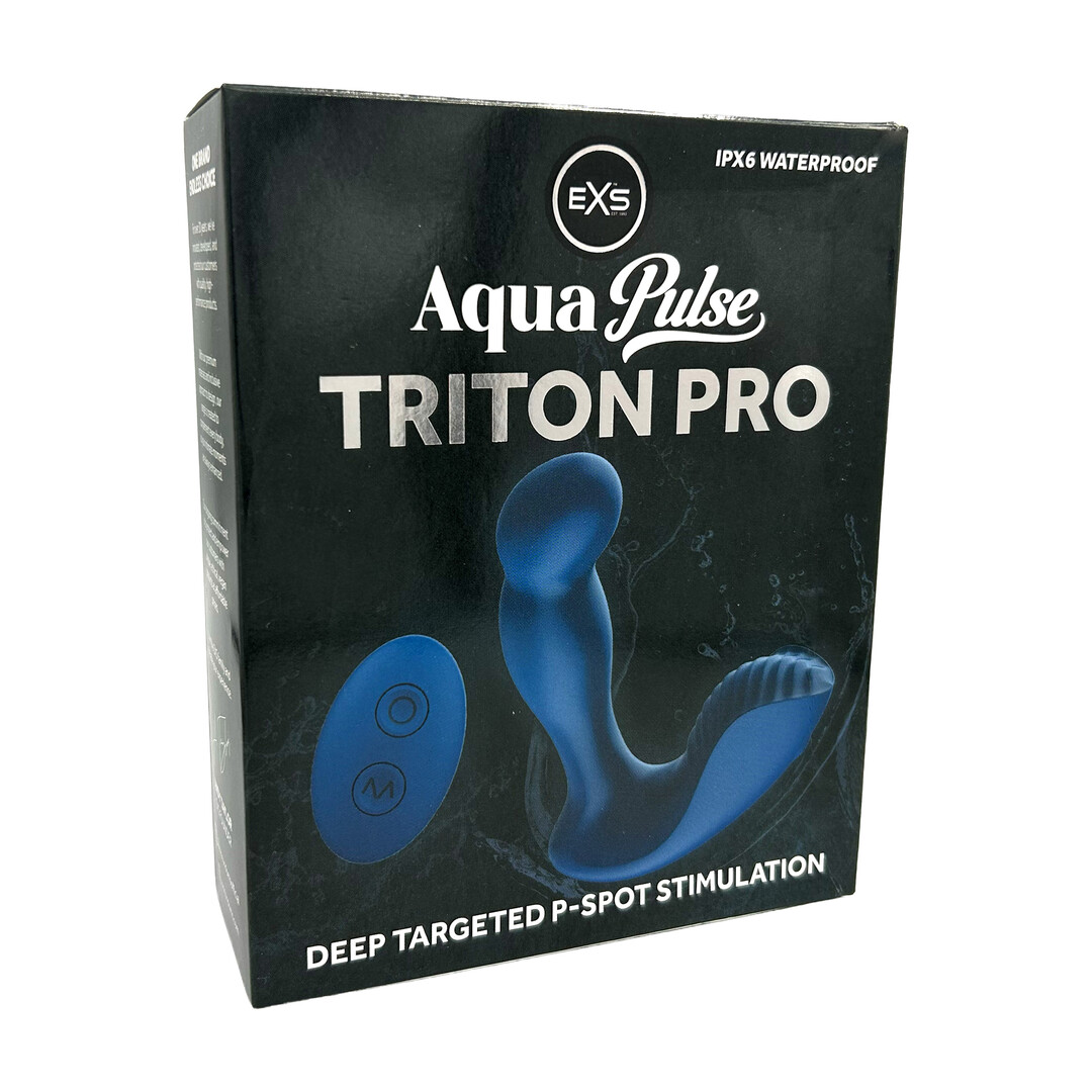 EXS AquaPulse - Triton Pro - Prostaat Massager met Afstandsbediening - Blauw (5027701010140)