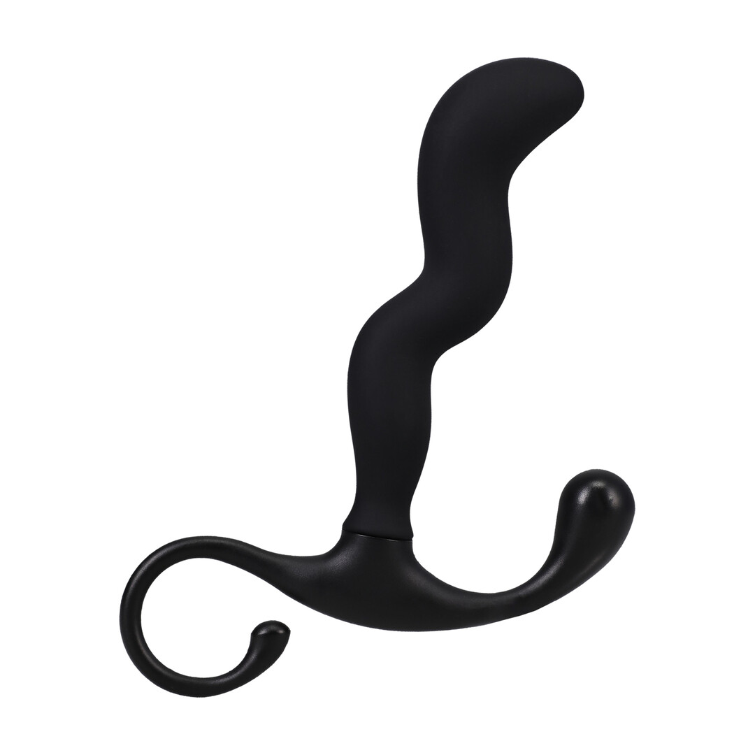 Doc johnson Zig Zag Silicone Prostate Massager - Black (782421098919)