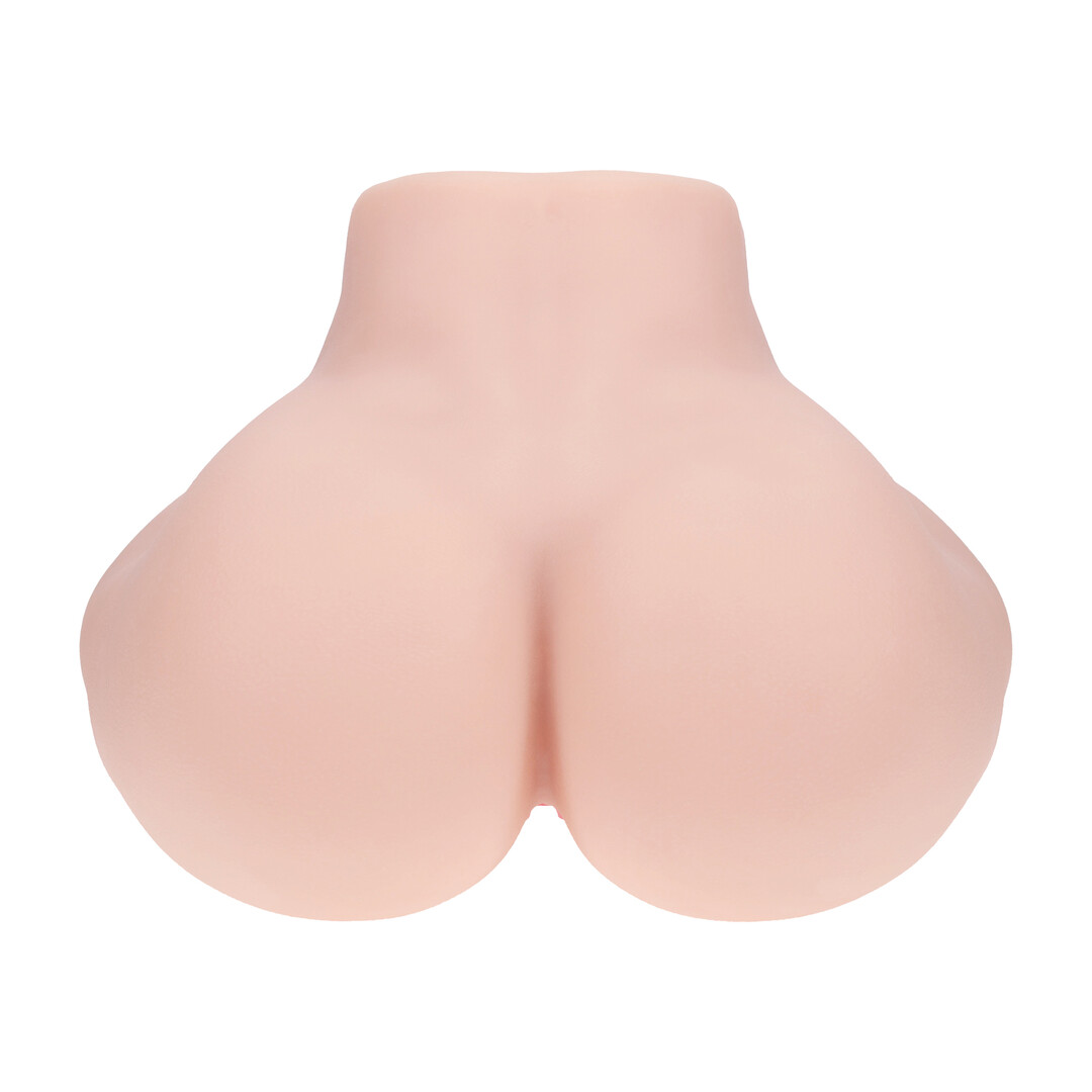 Xkin by shots Bodyforms - Elina Rosewood - Dual Entry Vibrerende Masturbator - 7 kg / 15,4 lbs - Vlees (8714273029874)