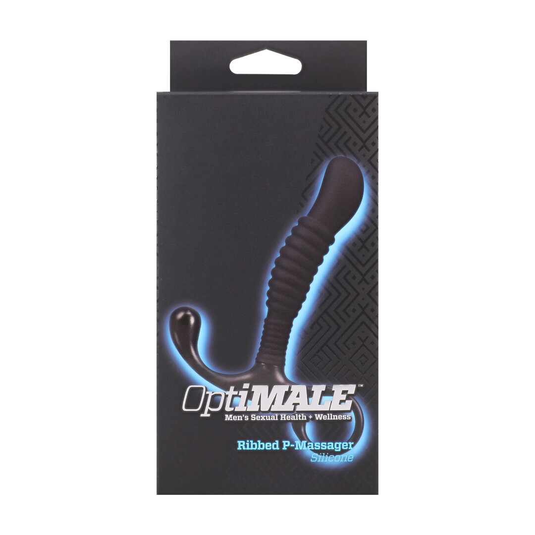Doc johnson Ribbed Silicone Prostate Massager - Black (782421106133)