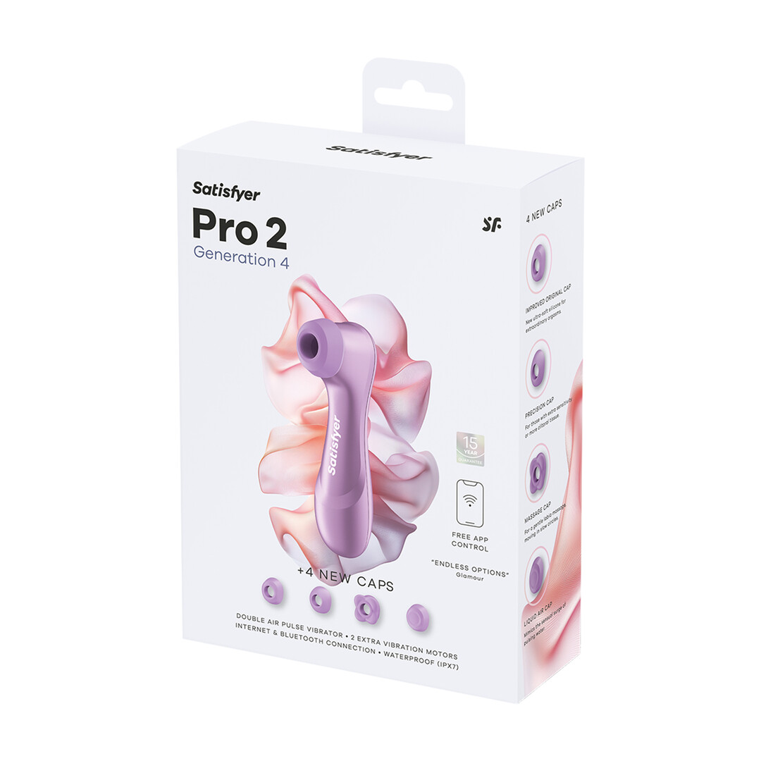 Satisfyer Pro 2 Generatie 4 - Dubbele Luchtpulsvibrator - Amethist (4061504095417)