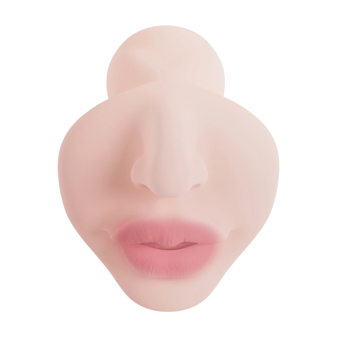 Xkin by shots Superheroes - Toxica - Vibrating Masturbator - Mouth - 660g - Flesh (8714273031716)