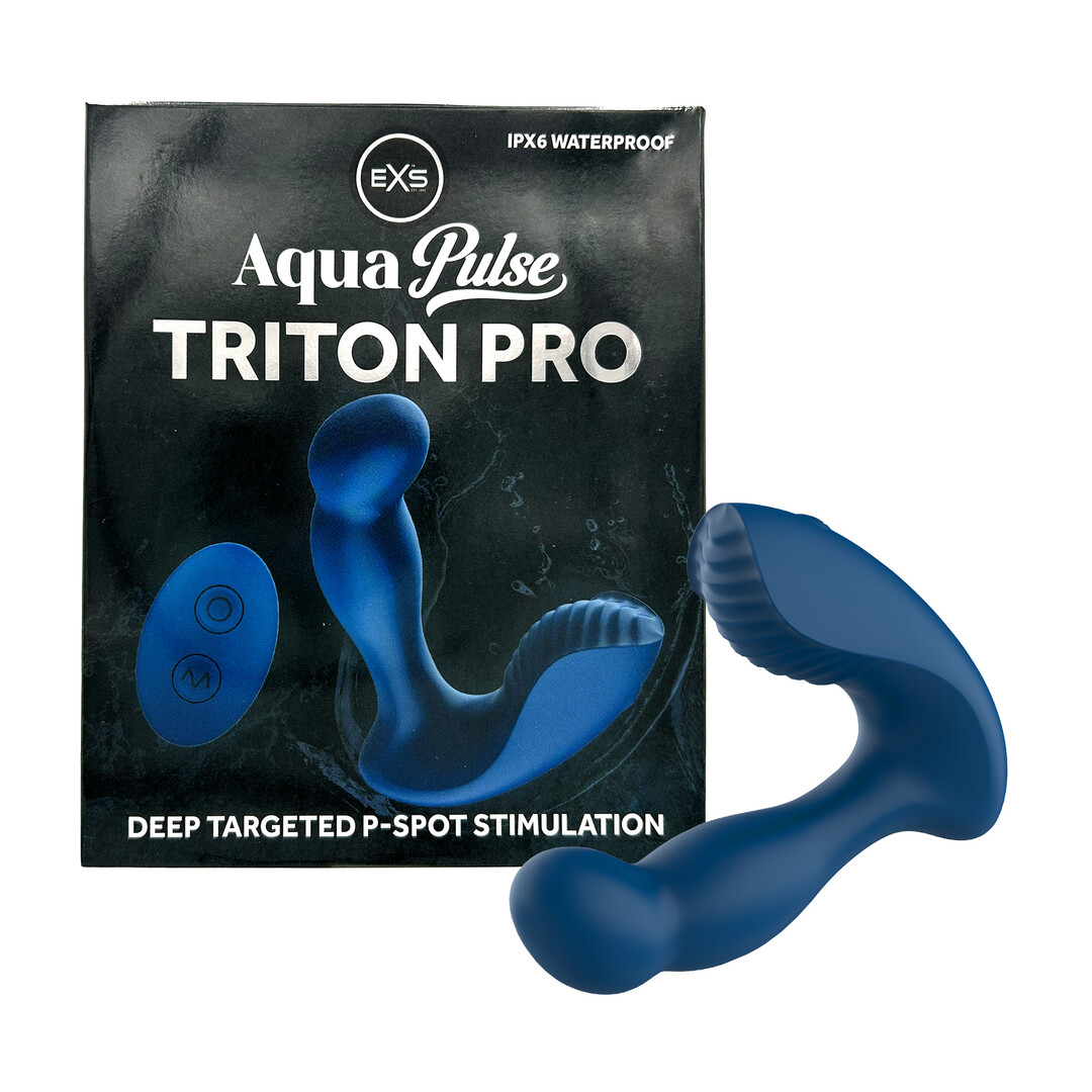 EXS AquaPulse - Triton Pro - Prostaat Massager met Afstandsbediening - Blauw (5027701010140)