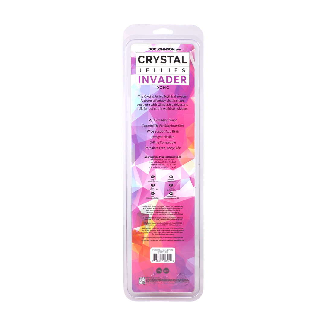Doc johnson Invader - Fantasy Dildo - 8.5 / 21,6 cm - Pink (782421103149)