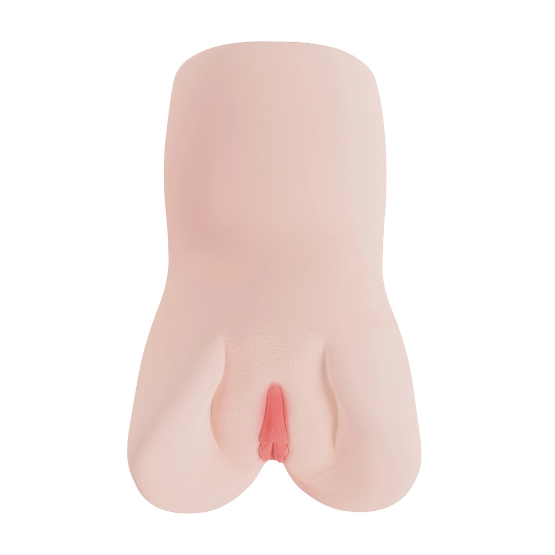 Xkin by shots Superheroes - Blizz - Dual Entry Vibrating Masturbator - 660g - Flesh (8714273031792)