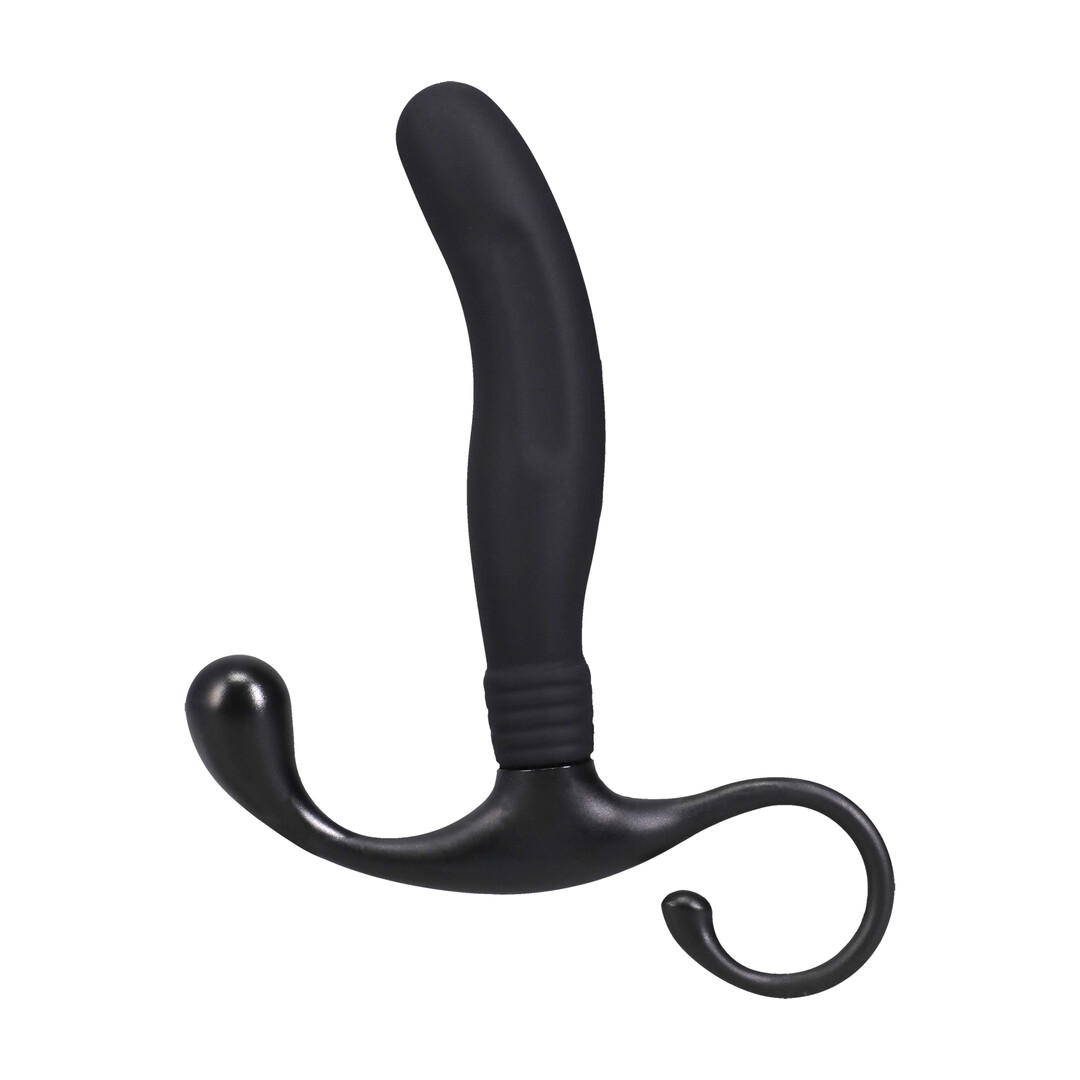 Doc johnson Smooth Silicone Prostate Massager - Black (782421098902)