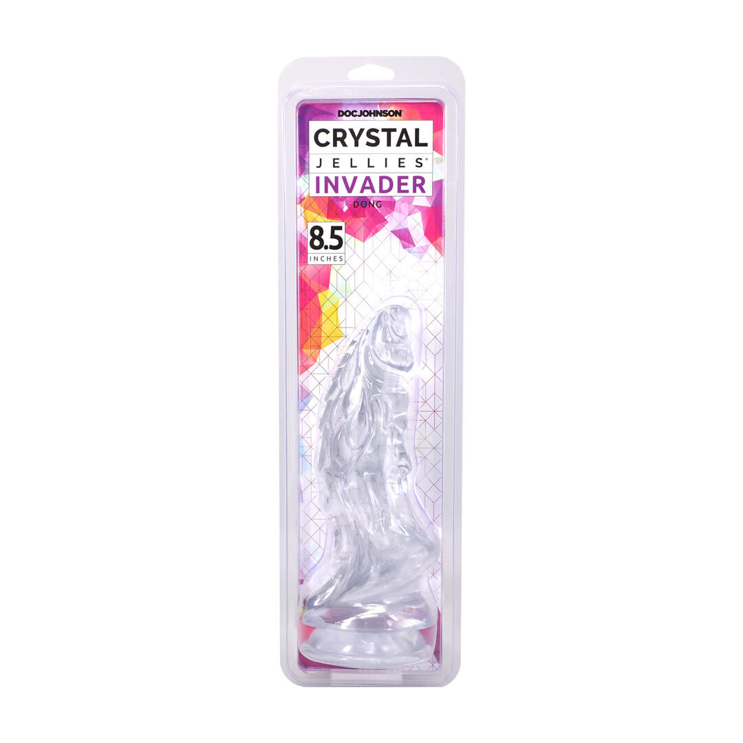 Doc johnson Invader - Fantasy Dildo - 8.5 / 21,6 cm - Clear (782421099206)