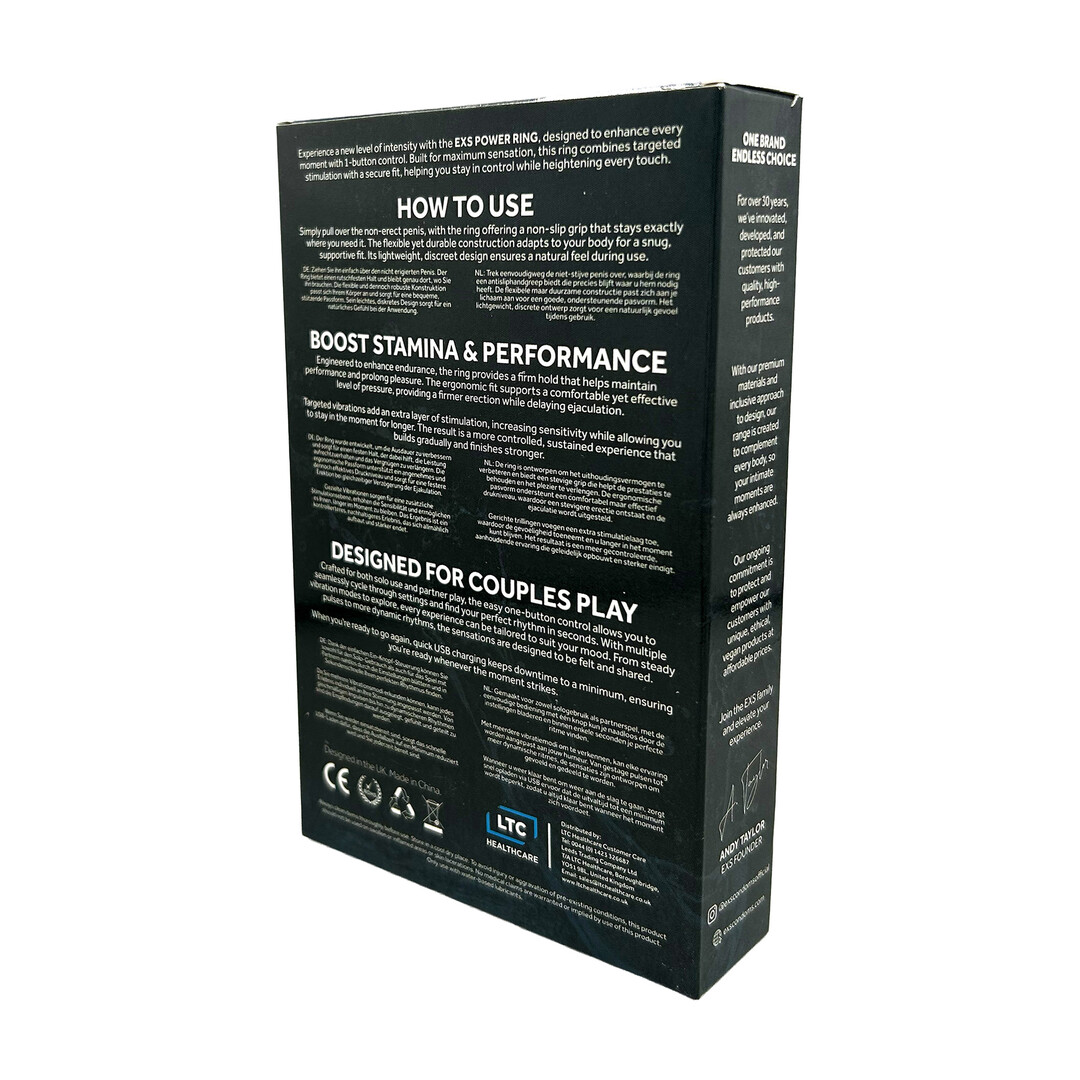EXS AquaPulse - Poseidon - Vibrerende Prestatie Ring - Blauw (5027701010133)
