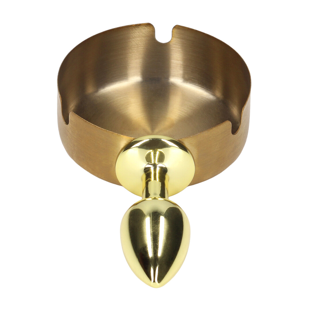 S-line by shots Asbak - Asbak en Buttplug - Goud (8714273022271)