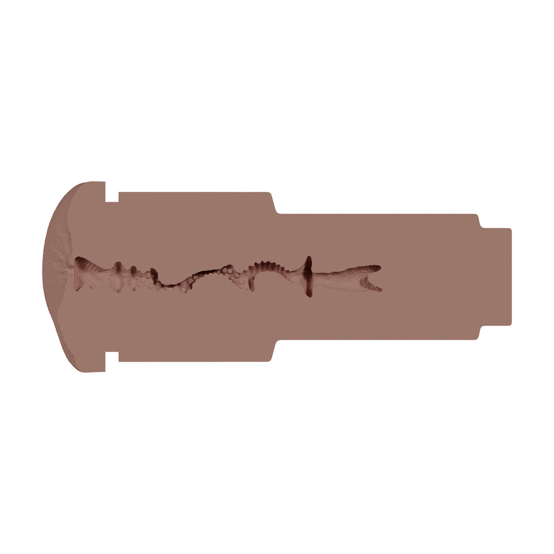 Xkin by shots Metallix - Lyra Rose - Torch Masturbator - Ass - 570g - Rose Gold/Brown (8714273031280)