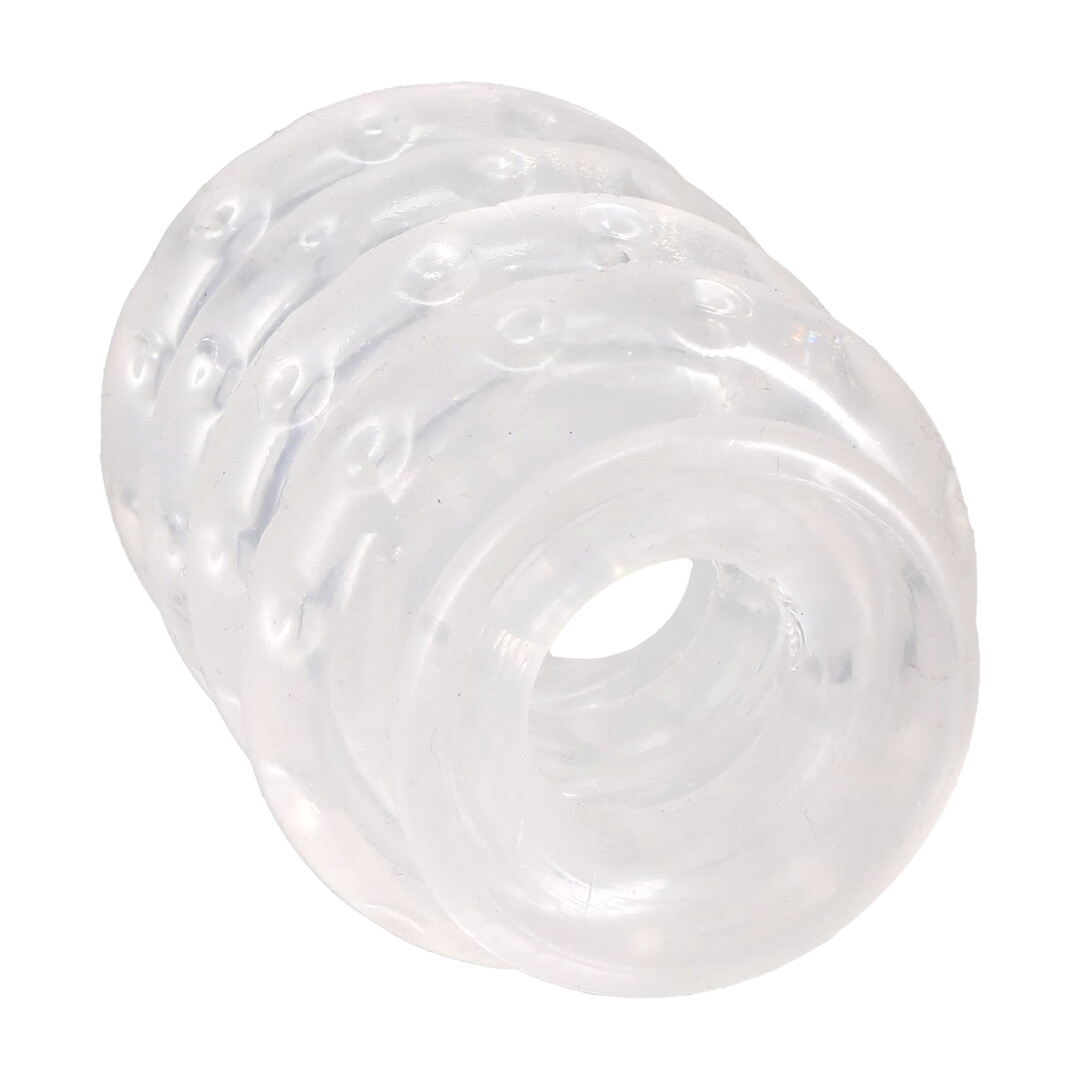 Doc johnson Ball Stretcher Multi-Ring System - Clear (782421098438)