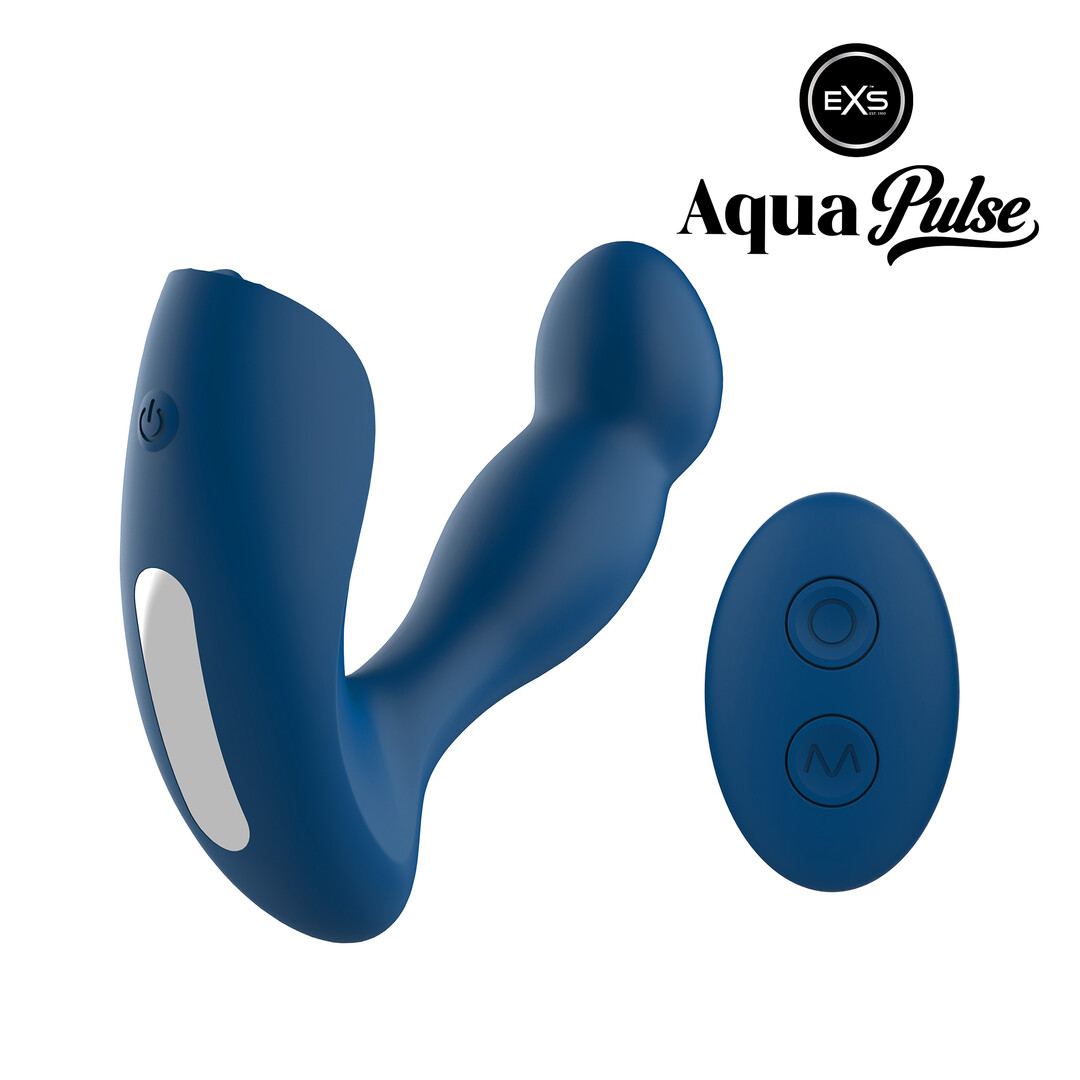 EXS AquaPulse - Triton Pro - Prostaat Massager met Afstandsbediening - Blauw (5027701010140)