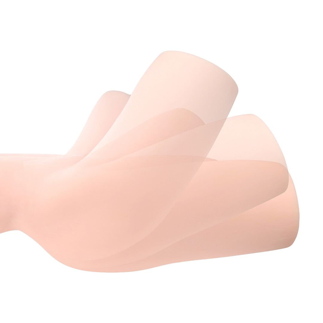 Xkin by shots Bodyforms - Lyla Rose - Poseerbare Dubbele Ingang Vibrerende Masturbator - 21 kg / 46,3 lbs - Vlees (8714273030030)