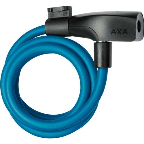 Axa kabelslot Resolute 8/120 petrol blue (8713249350417)