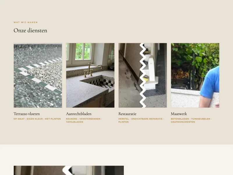 Van Duifhuizen Terrazzo, screenshot 2