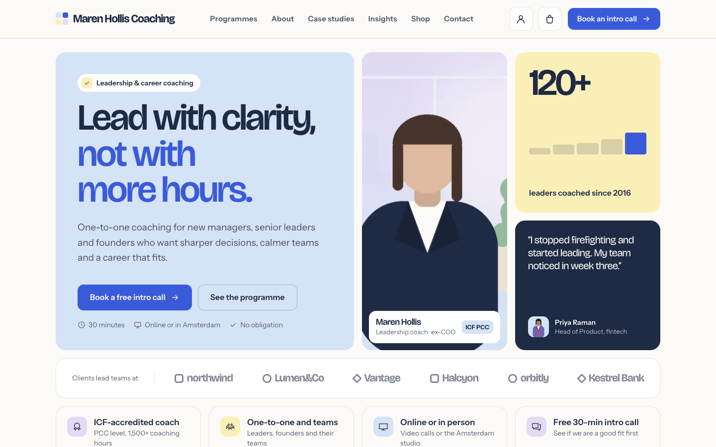 Screenshot van Clarity