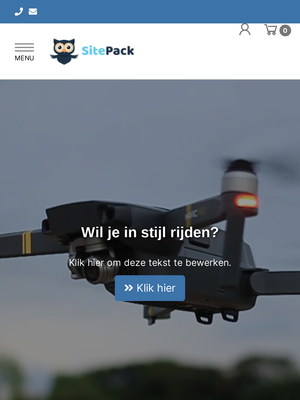 Tablet iPad template voorbeeld