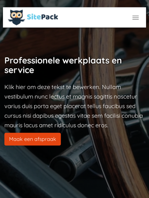 Tablet iPad template voorbeeld